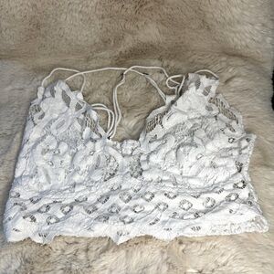 Free people bralette ~white